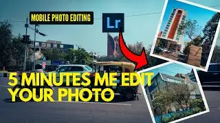 How to edit your photo in Mobile use lr #youtube
