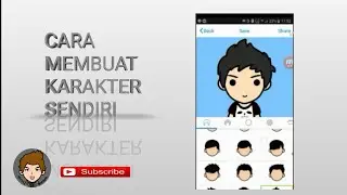 Cara membuat karakter kartun untuk profil youtube kalian dengan mudah