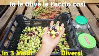 Io le Olive le Faccio così in 3 Modi Diversi