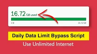 Bypass Daily Data Limit Script || ScripterJee