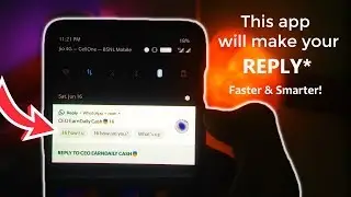 Smartly Reply* Messages Faster with Google REPLY AI App!😎