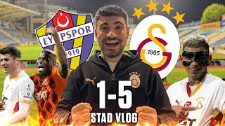 GALATASARAY RESİTALİ OSIMHEN MÜTHİŞ ATTI CANER ŞOK OLDU | Eyüpspor 1-5 Galatasaray Stadyum Vlog