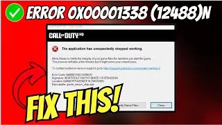 How to Fix Error Code 0x00001338 (12488)N in Modern Warfare III