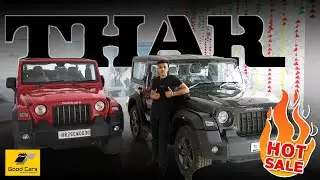 2024 Model Black Thar 4*2 || Only 700 Km Driven || Good Cars Gohana