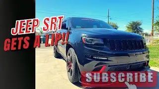 Jeep SRT Gets a Lip And Show N Go License Plate Holder