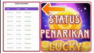 cara melihat status penarikan lucky coin