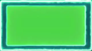 Green Screen Neon Border Frame Effect