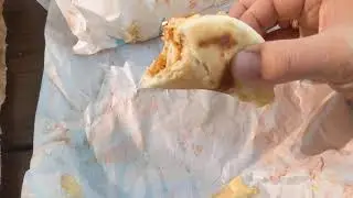 chicken taco sandwich from taco bell review
