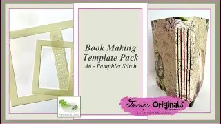 A6 Book Making Template #1 - Pamphlet Stitch