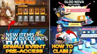 DIWALI EVENT PRE ACCESS || GLOO NOVA EVENT PRE ACCESS || FREE FIRE 🇮🇳