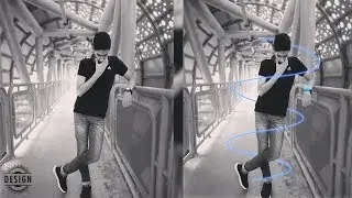 Photoshop Tutorial #8 | Create a Luminous Circles Around The Body