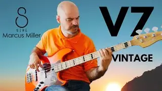 Marcus Miller Sire V7 Ash. REVIEW.