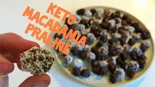 Keto Chocolate Coconut Macadamia Pralines | vegan & low carb
