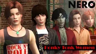 HONKY TONK WOMEN Rolling Stones, Sims 4 machinima HD