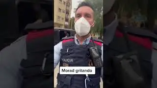 Policía molestando al morad y pegándolo en su barrio 😡🤬👮‍♀️