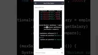Find Maximum Salary from Employee using Java 8 