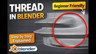 How to Make Thread in Blender | Step-by-Step Tutorial