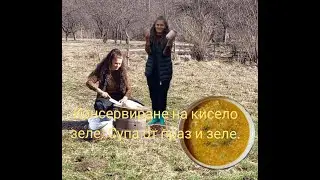 Консервиране на кисело зеле.  Супа от праз и зеле.