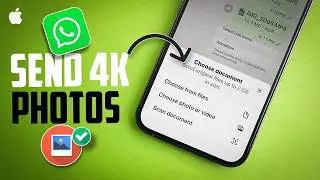 How to Send 4K & HD Photos on WhatsApp iPhone Without Losing Quality | Easy Guide for iPhone
