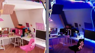 [Miraculous Ladybug] Marinette's room  - Neon version