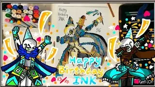 🎨🎆Happy Birthday INK Speedpaint Video (short comic)🎆🎨