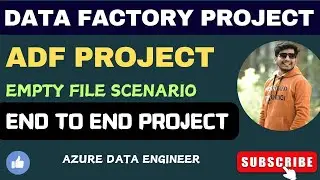 Azure data factory Project  |  Skip Empty Files scenario | ADF Project