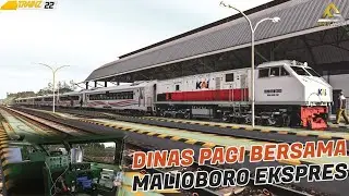 DINAS KERETA API MALIOBORO EKSPRES KE STASIUN YOGYAKARTA | TRAINZ RAILROAD SIMULATOR INDONESIA