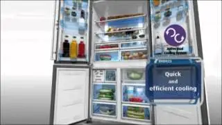 Beko 4 door fridge freezer - features