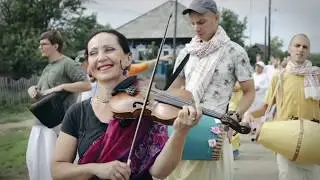 Harinama Budenovka Hakasiya Russia. Hare Krishna!