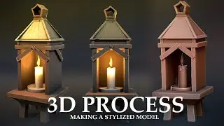 Stylized Candle Pagoda with Autodesk Maya 2024, Zbrush, Substance 3D Painter