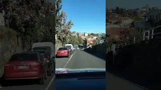 A steep road near Coogee beach in Sydney