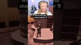 Who let them play chained together 💀 #gaming #chainedtogethergame #twitch