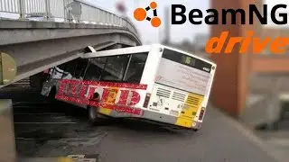 CRAZY BUS DRIVING: flights to Italy  -BeamNG DRIVE Bus Crashes With Traffic 1080p 60fps