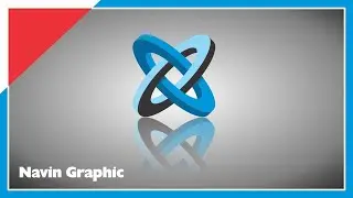 3d logo design in corelDRAW || propessional logo design || CorelDraw 3d Logo Design @NAVIN2.0