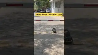 Smartphone controlled car - Thar | WiFi Thar #shortfeed #shorts #thar #hashincludeelectronics