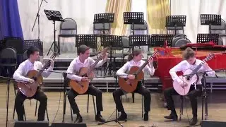 A.Piazzolla - Libertango. Guitar Quartet / А.Пьяццолла - Либертанго. Гитарный квартет