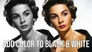 Add Color to Black and White | Photoshop Tutorial 2021