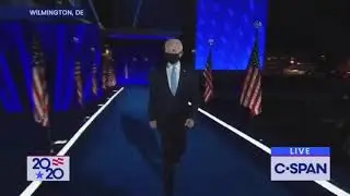 Joe Biden walking out to John Cena