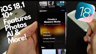 iOS 18.1 10+ New Features Photos AI