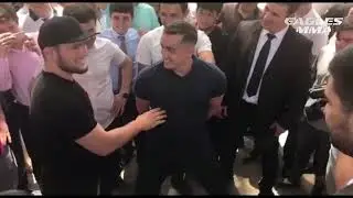 Хабиб Нурмагомедов ударил фаната