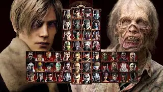 Mortal Kombat 9 - LEON & THE WALKING DEAD ZOMBIE MOD - Expert Tag Ladder - Gameplay @(1080p) 60ᶠᵖˢ ✔