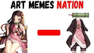 Demon Slayer ▶ Nezuko Kamado ➖ Clothes = ❓❓❓ | Art Memes ANIMATION