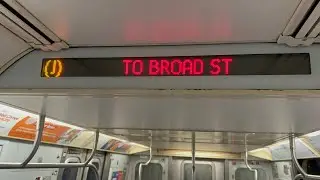 BMT Nassau St Line: R143 (J) Train [Jamaica Center to Broad St #JamaicaEXP]