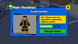How To Get Scuba Noobie In Find The Noobies Morphs Roblox | Scuba Noobie Location