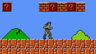 Super Mario Bros. Crossover - Castlevania as Trevor? (PC) - Gameplay