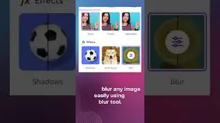 How to blur an image in canva / blur effect in canva 