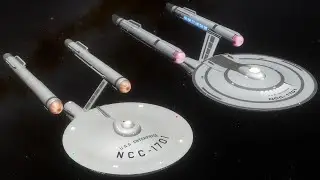 Enterprise SNW v TOS Enterprise Size Comparison