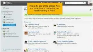 How to customize your panel branding in Plesk 11