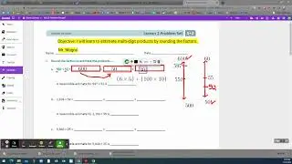 M2L2 Estimating products by rounding multi-digit factors.