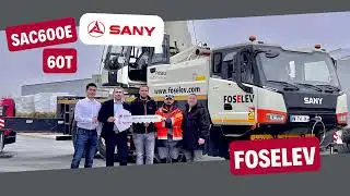 Livraison exceptionnelle SNM Cranes - SANY